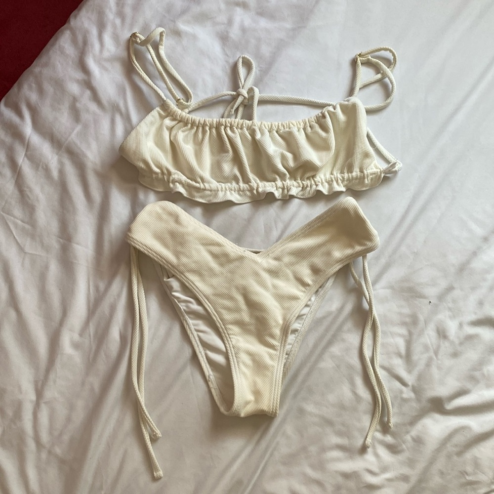Mink pink bikini set